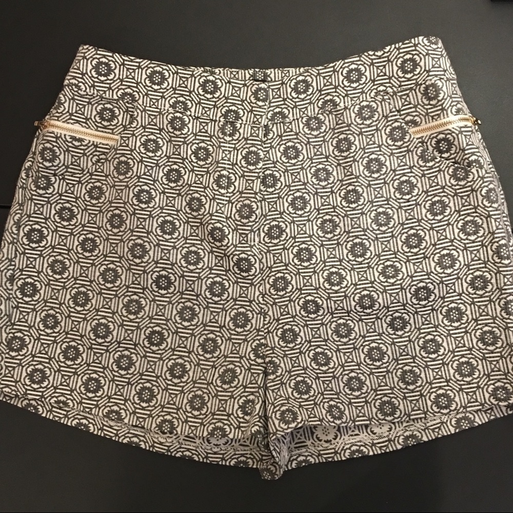 Black and White Shorts